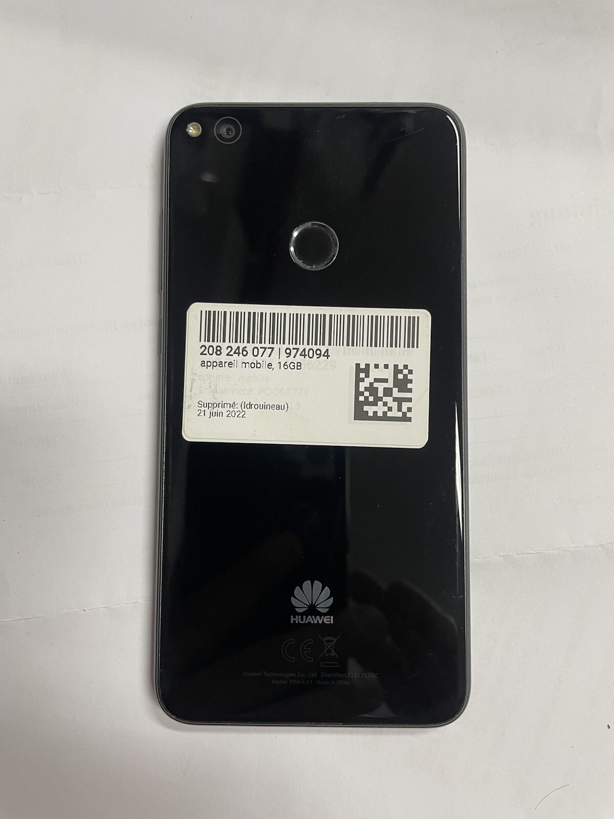 Huawei P8 Lite (2017) PRA-LX1 16GB Android Smartphone Black ...