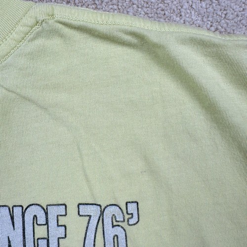 Daydreamer Guitars T Shirt Womens Medium Oversized Boxy Fit Rock & Roll Yellow - Picture 11 of 11