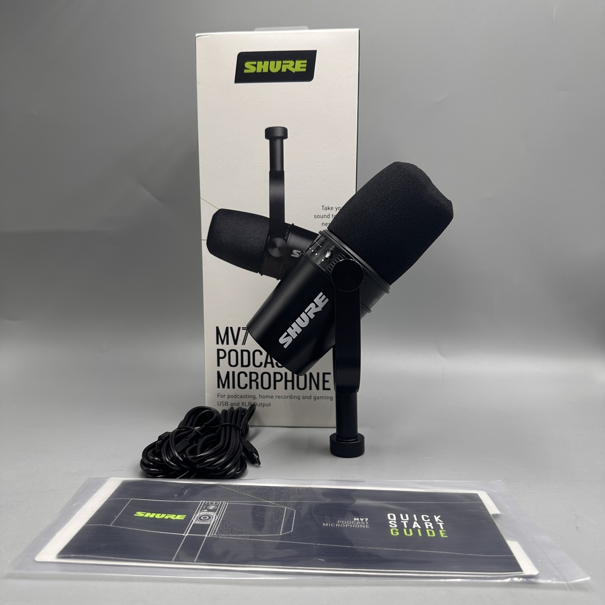 SHURE MV7+ PODCAST MICROPHONE 美品 Amazon.com: Shure MV7+ Podcast Dynamic Microphone. OBS