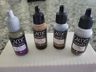 Vallejo Game Color Washes, 18x bottles (17ml) - Vallejo 73.200/201/202, Lot #10