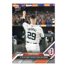 2024 MLB Topps NOW 623 TARIK SKUBAL 200K'S IN SEASON DETROIT TIGERS PRESALE