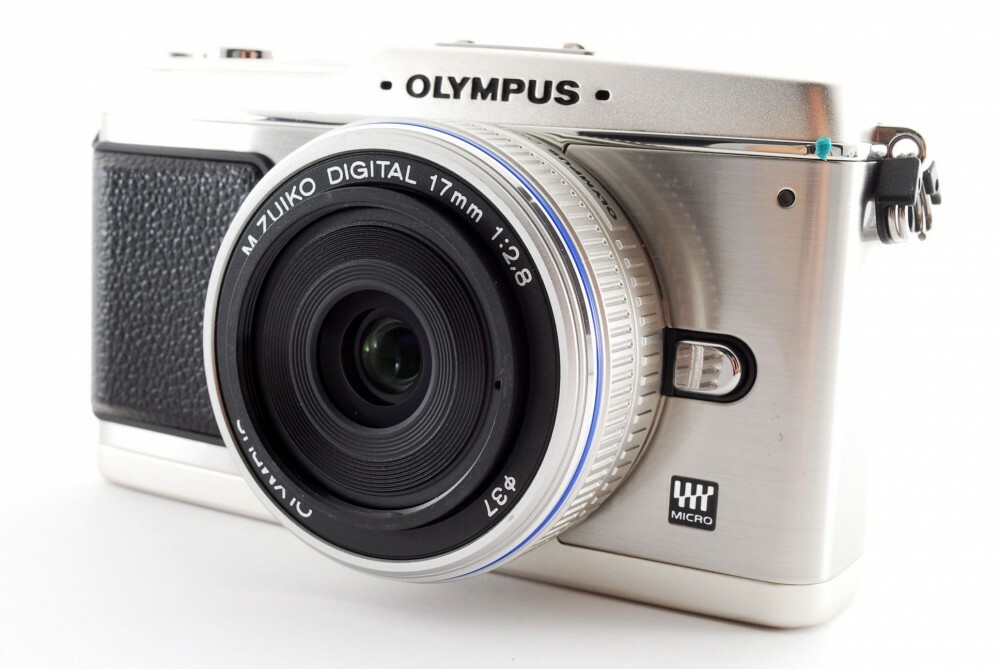 Olympus PEN E-P1 12.3MP 17mm Lens Kit Silver [Exc+++] w/Strap Japan [907]
