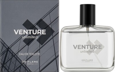 ORIFLAME VENTURE UNLIMITED (FRESH AROMATIC) EDT SPRAY 100 ml NEW-SEALED!