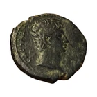 Roman Empire Augustus AE As 27BC-14AD Asia Minor Ephesus Pergamum c 25 BC wreath
