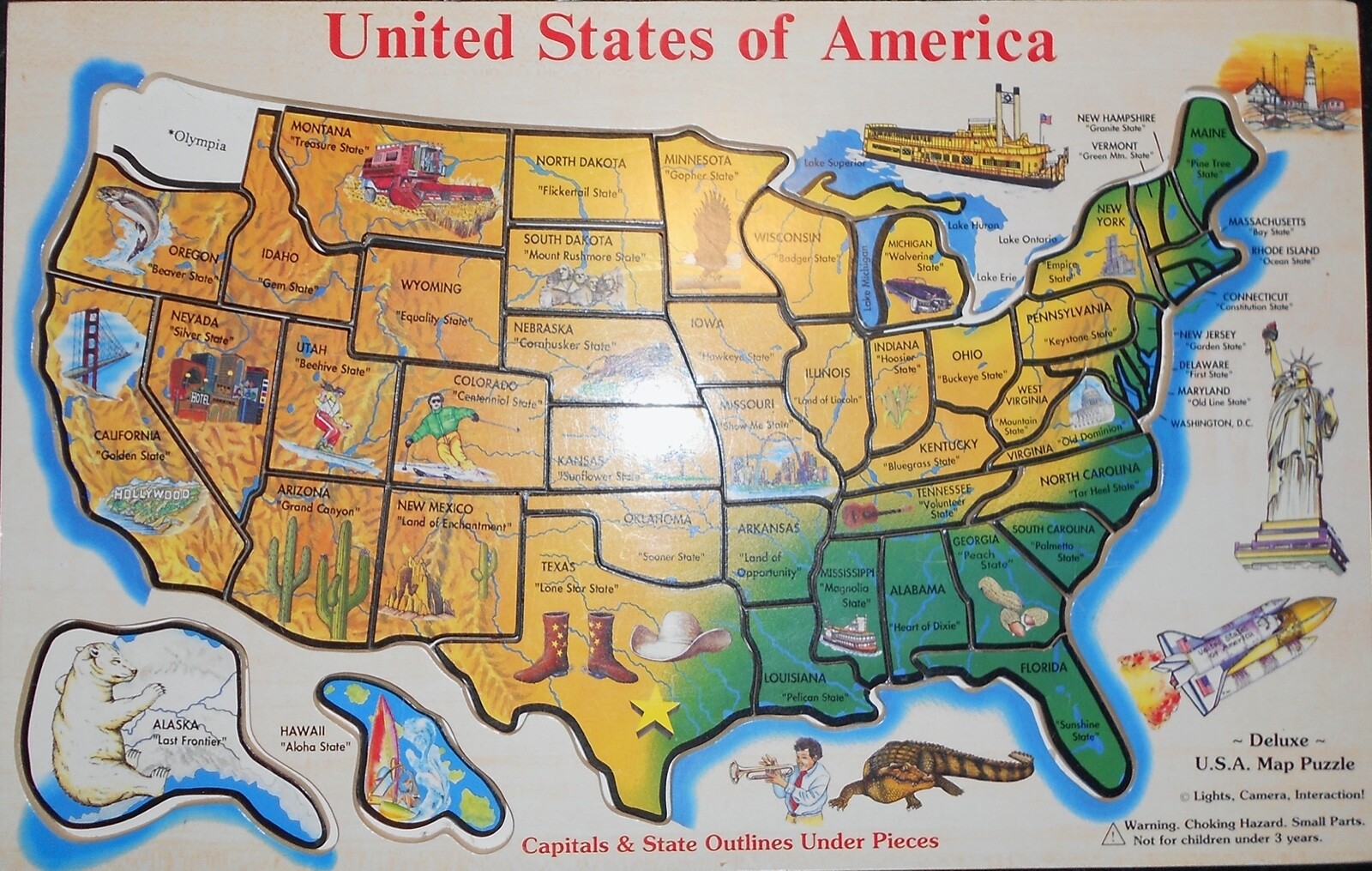 melissa and doug united states wooden puzzle