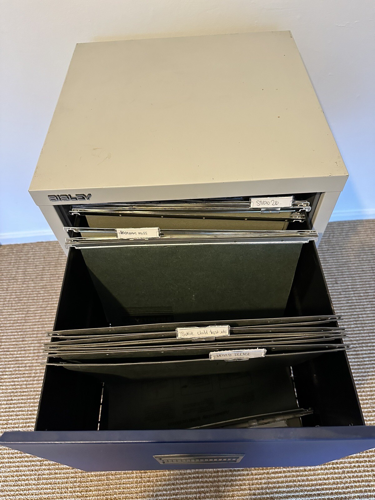 bisley 2 drawer filing eBay