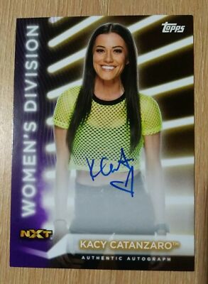 2021 Topps Women s Division Kacy Catanzaro Auto # d/99 Wrestling Autograph Card