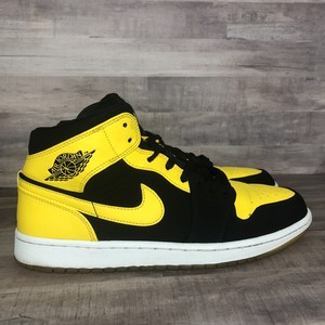 air jordan 1 amarelo e preto