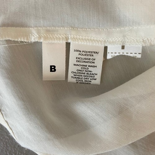 Ann Taylor Loft Top Damski SP Petite Cream Rękaw 3/4 Marszczona plisowana bluzka - Zdjęcie 4 z 4