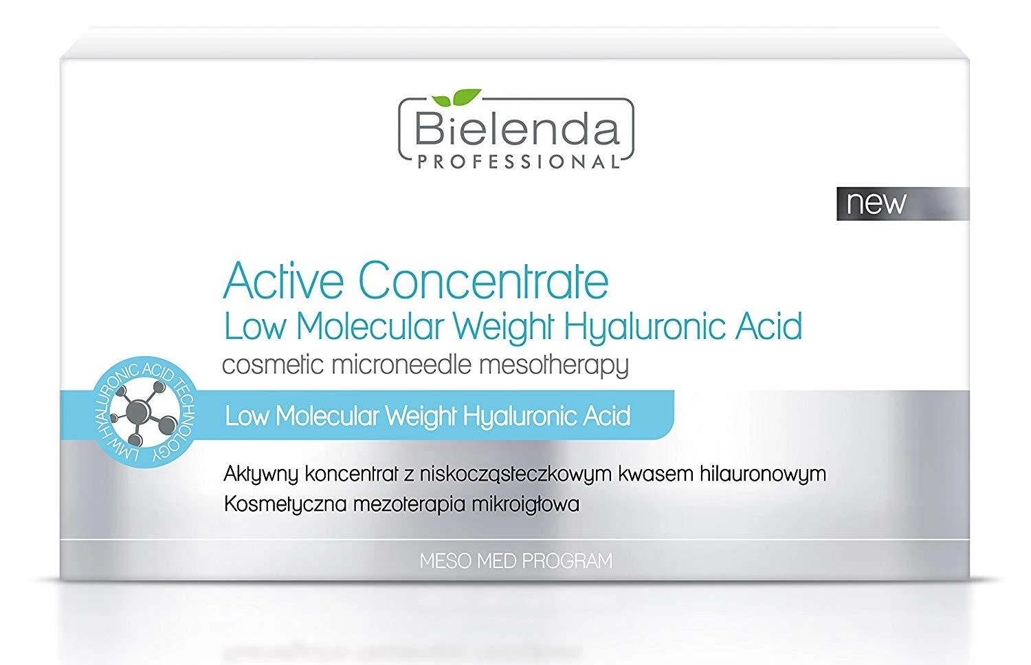 Bielenda Active Concentrate with Low Molecular Weight Hyaluronic Acid 10 x 3ml