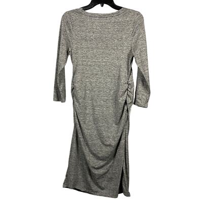 Liz Lange Maternity Size S Midi T Shirt Dress Cotton Jersey Stretch  Minimalist | eBay