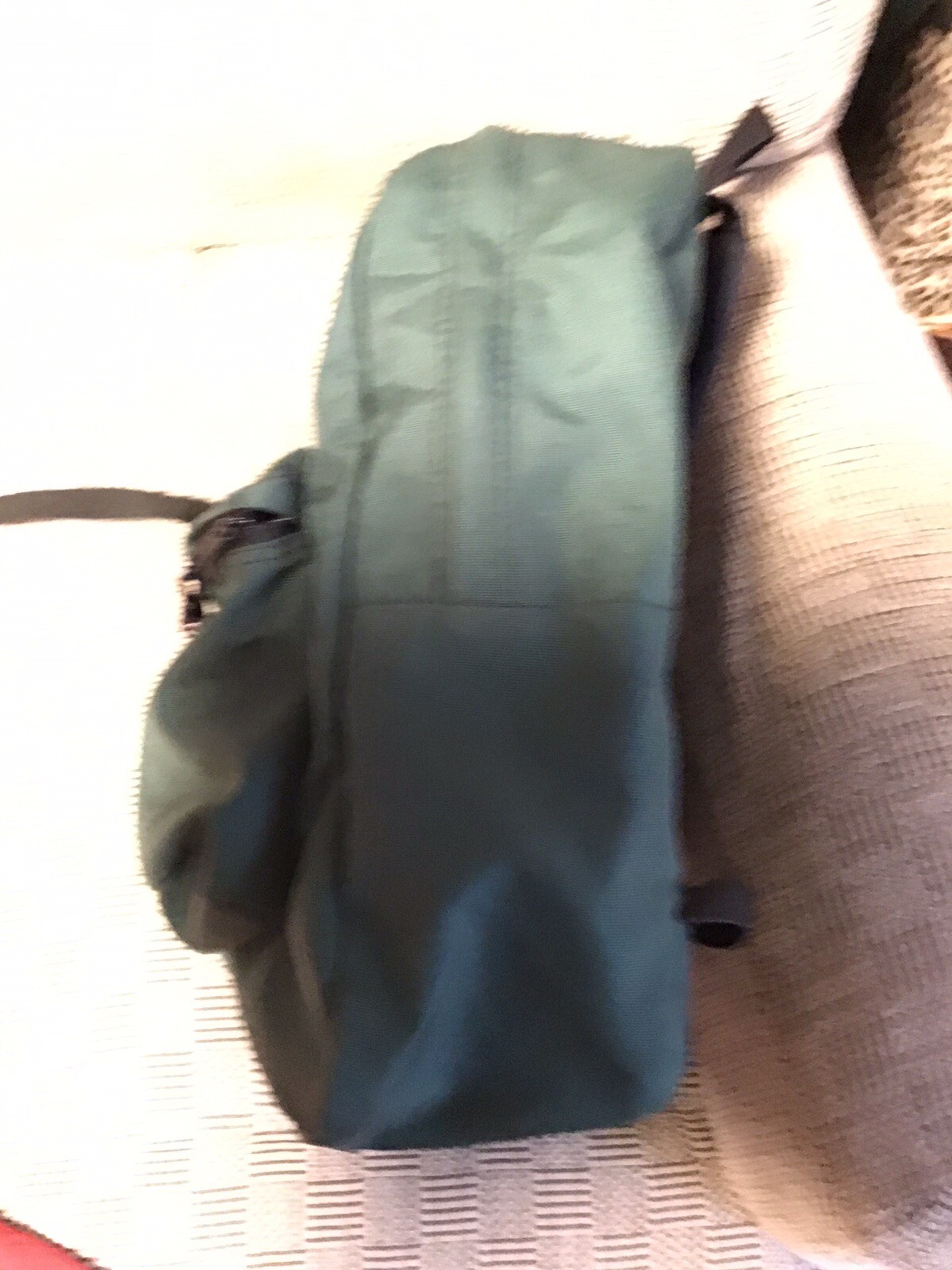 Vintage Jansport 1990s Backpack Green Nylon USA Good Shape!