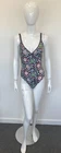 Boden Swimsuit Women's Black Floral Adjustable Straps RVB001 5 CP