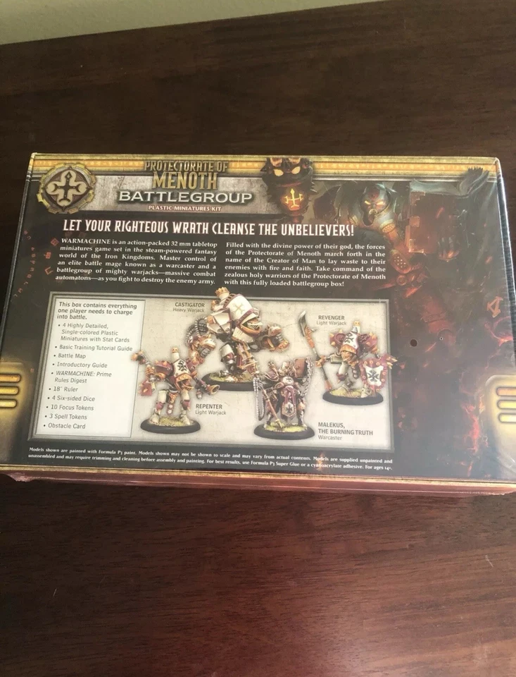 Privateer Pre Warmachine Mk III Meno  Protectorate of Menoth Battlegr SW (New) - Image 2 of 2
