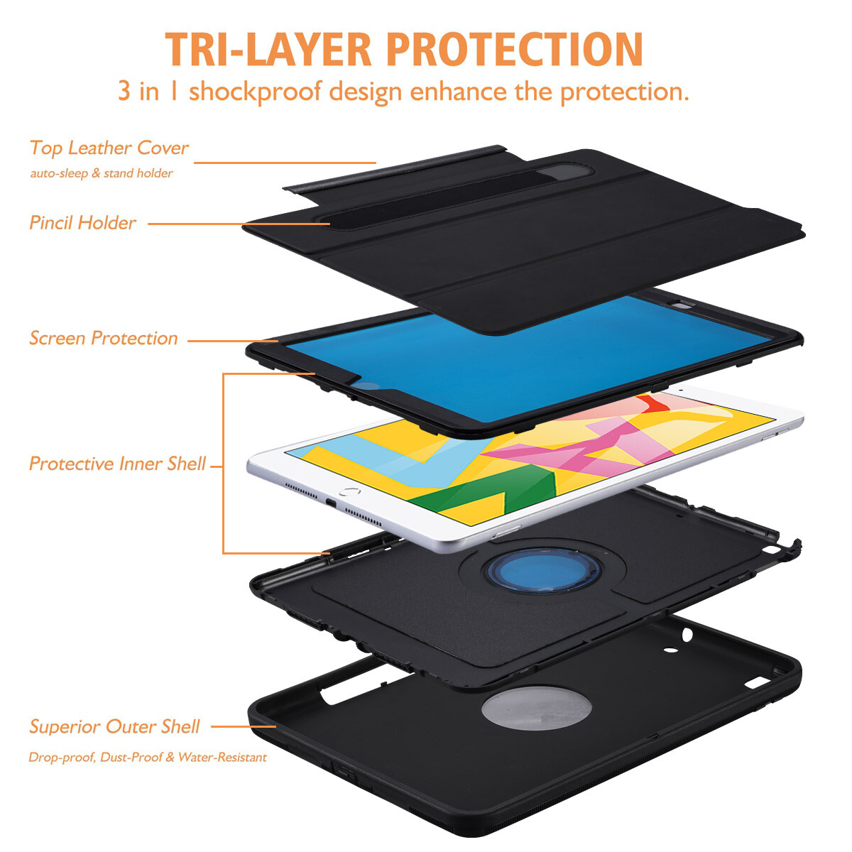 iPad Air 第3世代　+ iPad Air Smart Cover Magnetic Smart Case Cover for Apple iPad Air 3 10.5 2018