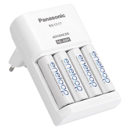 Panasonic Eneloop Advanced Charger + 4 AA Rechargeable batteries 2000mAh BQ-CC17 - Picture 3 of 4