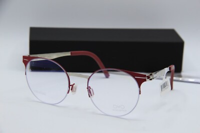 NEW OVVO OPTICS 5003 C 11A RED GOLD AUTHENTIC EYEGLASSES 49-21