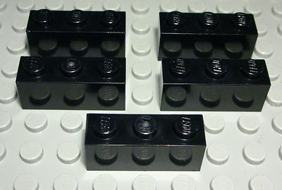 Lego Mattone 1x3 Nero Pezzi