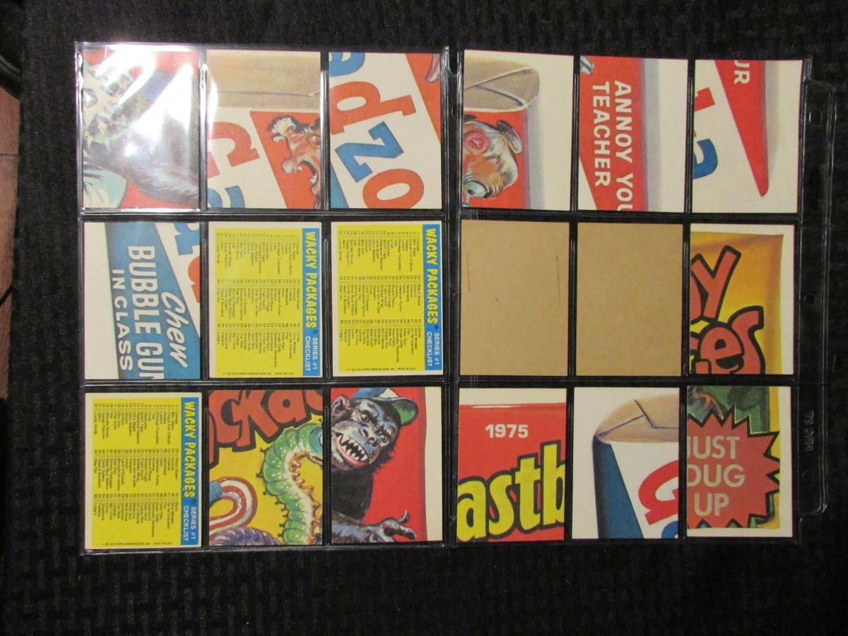 ギャグ　ジョーク 1979/80 WACKY PACKAGES Lot of 50 VF/VF+ Toad Loggs Ajerx Cents