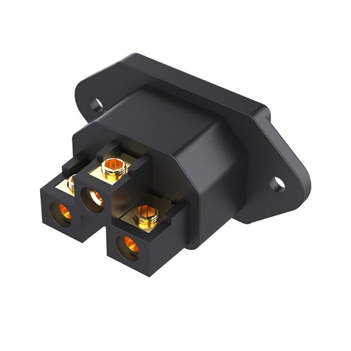 Monosaudio Pure Copper Power Inlet Socket IEC C14 Screw Lock Electrical Outlets - Picture 14 of 32