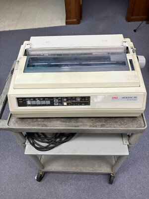 OKI Microline 395 24-Pin Standard Parallel Dot Matrix Printer GE8286A  FOR PARTS