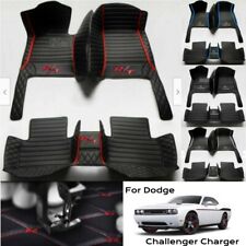 Für Dodge Charger Challenger Auto Fußmatten RT Teppiche Leder Wasserdicht Matten Für Dodge Charger Challenger Auto Fußmatten RT Teppiche Leder Wasserdicht Matten