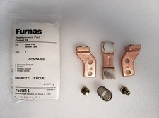 GENUINE O.E.M. # 75JB14 , 1 POLE ROUND TIP CONTACT KIT  FURNAS /SIEMENS # 75JB14