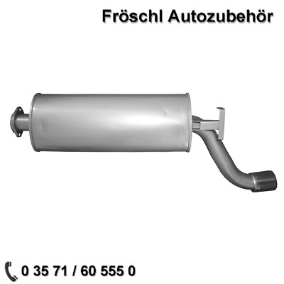 Endschalldämpfer Auspuff hinten für Saab 9000 2.0 2.3 z*
