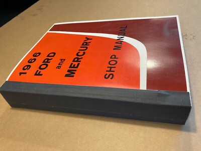 1966 Ford and Mercury ショップマニュアル 1966 Ford and Mercury Shop Service Repair Manual - Mint condition