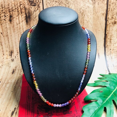 collana con diamanti naga originali amuleto thailandese 6 mm. Rituale Ricco Misericordia Successo - Foto 7 di 10