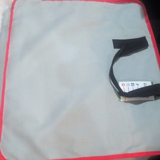 Green Ara Portable Grey and Red Playpen