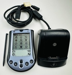 Palm M125 PDA W/ Stylus And HotSync Cradle, Tested Working ( No Batteries )