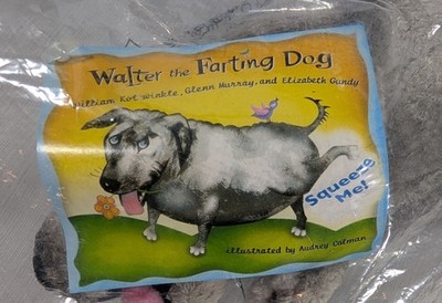 Walter the Farting Dog Plush Doll 8'' New Sealed - Couldn't Get It To Fart 