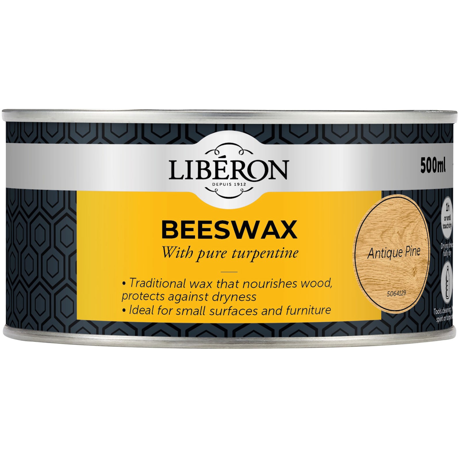 Liberon Beeswax Paste Antique Pine 500ml