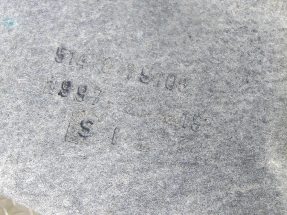 94-99 BMW E36 328iC CONVERTIBLE JUEGO DE 2 ALFOMBRILLAS MALETERO TRASERO REVESTIMIENTO PANEL MOLDURA OEM Foto 3 de 4