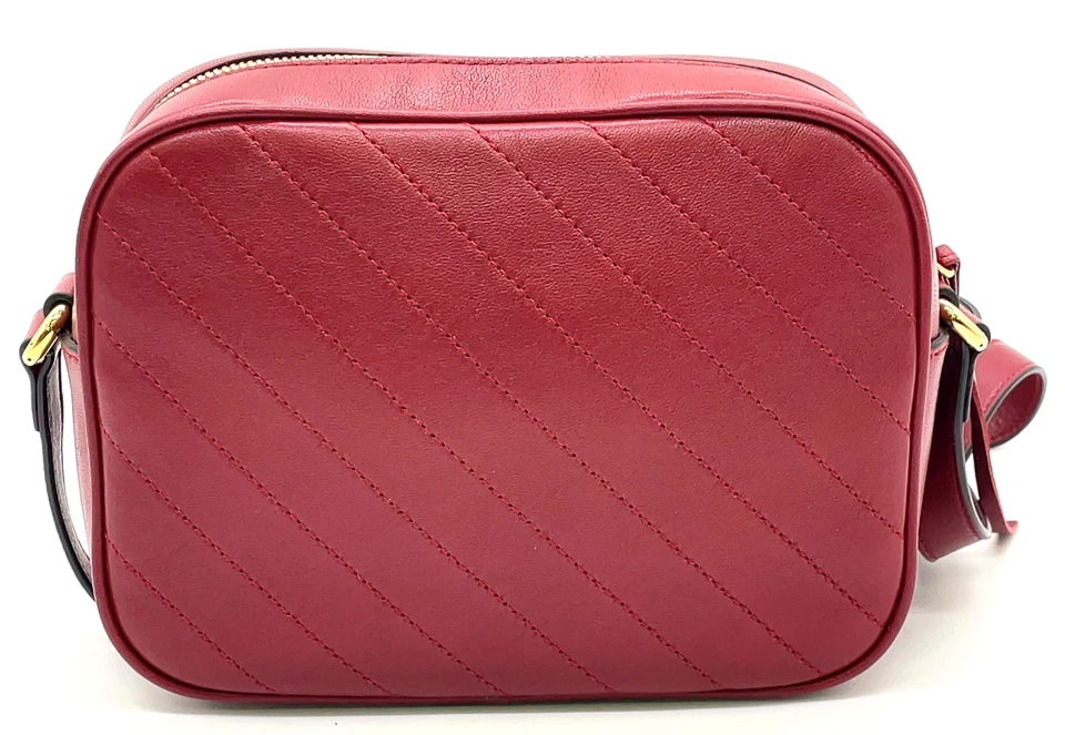 Auth Gucci 742360 Blondie Tassel Leather Red Shoulder Bag W/Dustbag SB020013 - Image 2 of 4