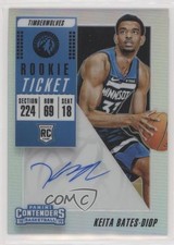 2018 Contenders Premium Edition Silver Prizm Keita Bates-Diop Rookie Auto RC 4l6