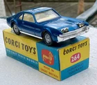 ALL ORIGINAL, VINTAGE 1966 CORGI 264: OLDSMOBILE TORONADO MINT WITH ORIGINAL BOX