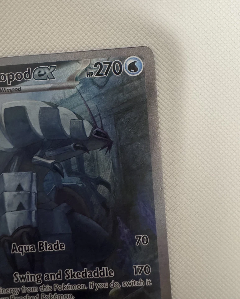 Golisopod ex 246/182 Sv04: Paradox Rift Holo Pokemon Card slight dent  - Image 3 of 4