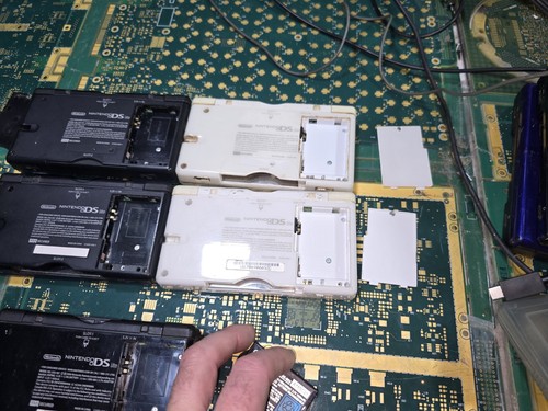 Nintendo 5-DONANTE DEFECTUOSO Exact DS Lite USG-001-Alimentación-Problemas de pantalla-PIEZAS-LEER - Imagen 8 de 24