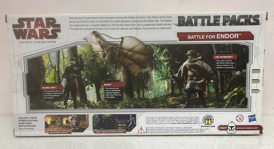 Battle For Endor Battle Packs 2009 Star Wars Legacy Collection sellado nuevo Foto 3 de 3