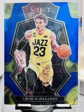 2022-23 Panini Select #145 Lauri Markkanen Blue Prizms