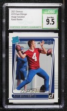 2021 Panini Donruss Rated Rookie Sam Ehlinger #319 CSG 9.5 Gem Mint 0i76