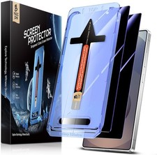 MAGIC JOHN 2 Pack for Samsung Galaxy S25 Ultra Privacy Tempered Glass Screen...