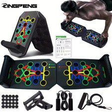 Foldable Push Up Board Set with Handles Portable Home Fitness Trainer