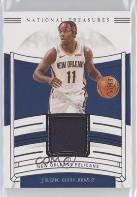 2019-20 Panini National Treasures Jersey 75/99 Jrue Holiday #JT-JHD 0cv3