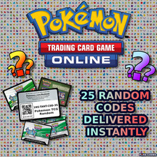 Pokemon - 25 Random Codes TCG Code Cards - INSTANT DELIVERY