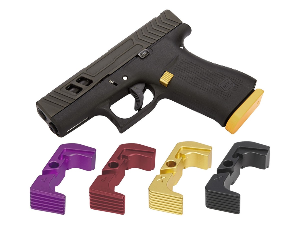 NDZ Magazine Release for Glock 43X & 48 9mm Aluminum AMBI - Choose