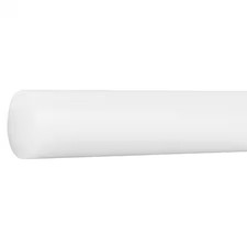 Off White High Density Polyethylene Hdpe Rod Stock 4 Ft. L, 3/8" Dia., 22Jl46
