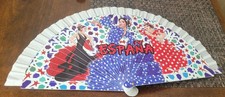 Spanish Hand Fan Espa a Flamenco Dancers Folding Fan Souvenir Colorful Portable
